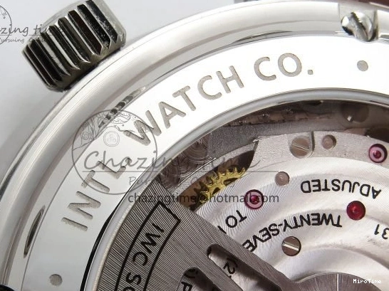 MIROTIME 0412 Casual Portuguese Chrono IW3716 Z+F 1:1 Best Edition White Dial on Blue Rubber Strap A 7016